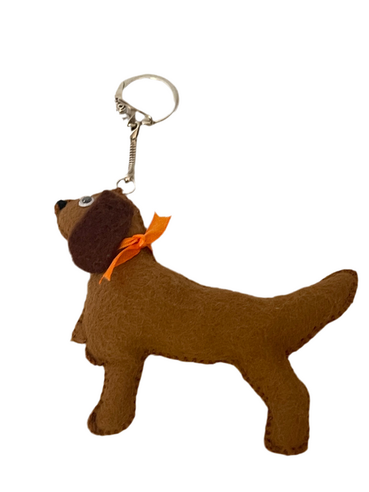 Lucky the Irish Setter Keychain