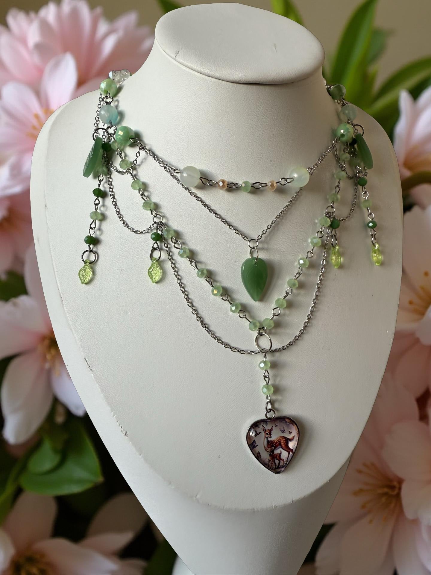 Forest Guardian Necklace 🦌💚