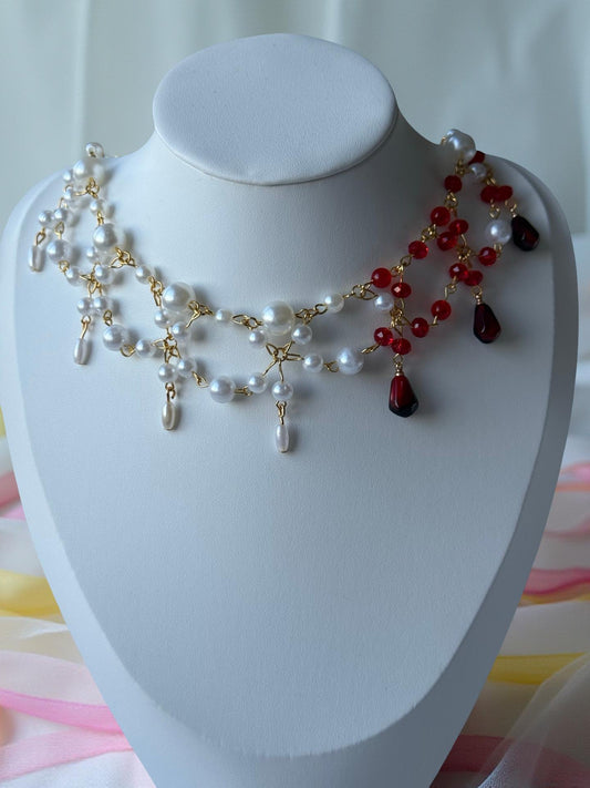 🩸 Selene de Sangre – Statement Choker Necklace