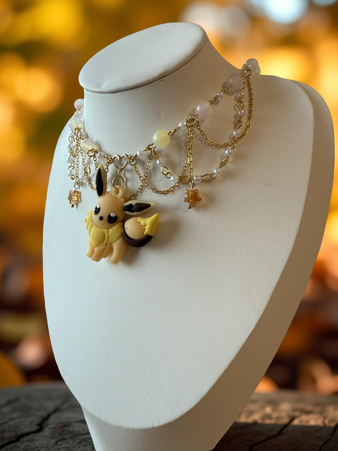 Eevee’s Golden Glow Necklace ✨