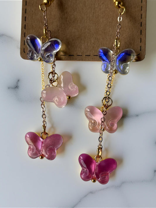 Butterfly Cascade Earrings