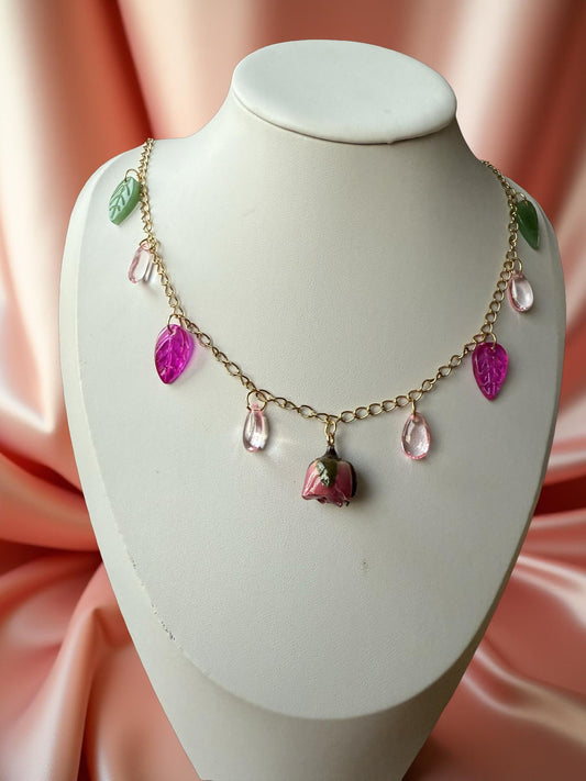 Enchanted Rose Necklace