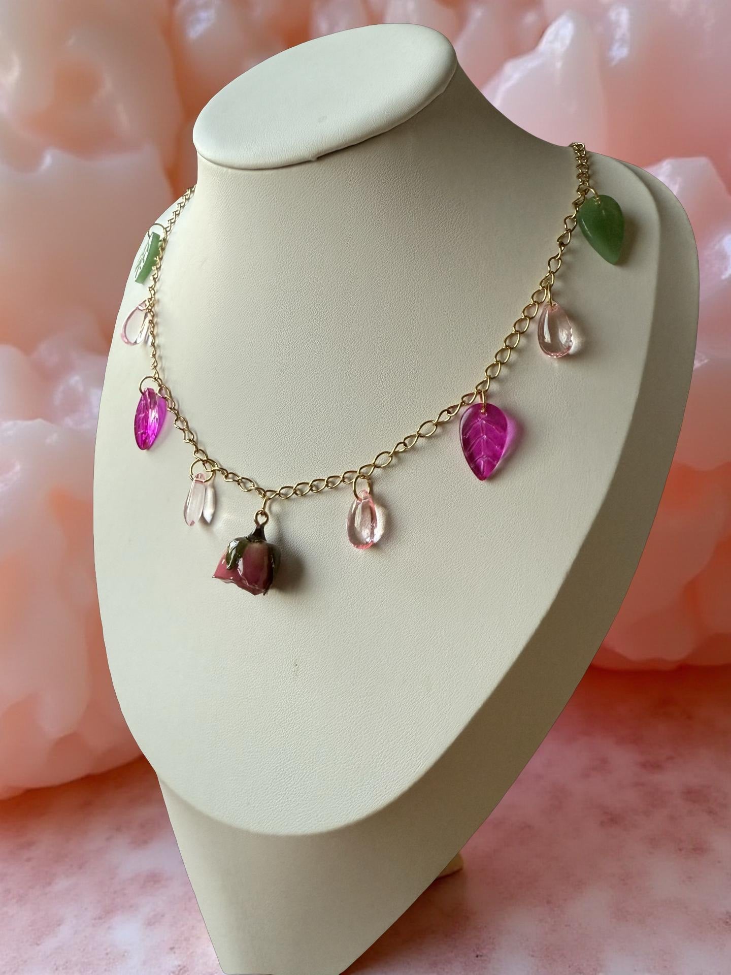 Enchanted Rose Necklace