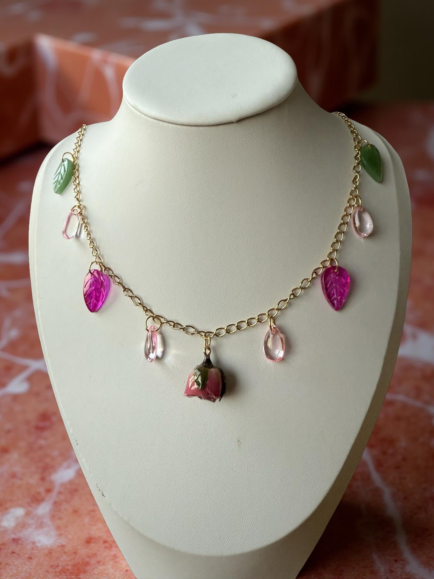 Enchanted Rose Necklace