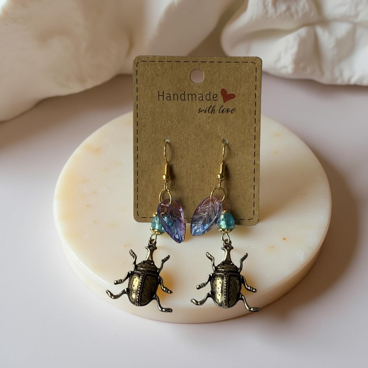 Mystic Beetle Earrings
