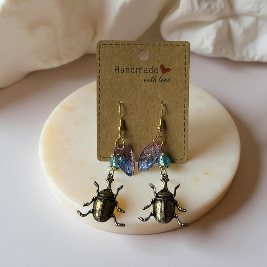 Mystic Beetle Earrings