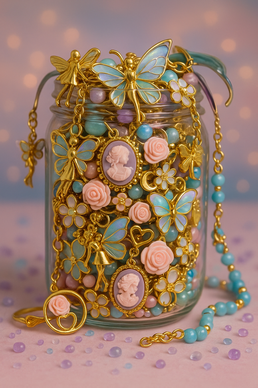 Custom Fairycore Themed Mystery Jewerly Jar 🩷🦄🧚🏻♀️