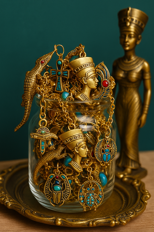Custom Egyptian Goddess Themed Mystery Jewerly Jar 💎⚱️