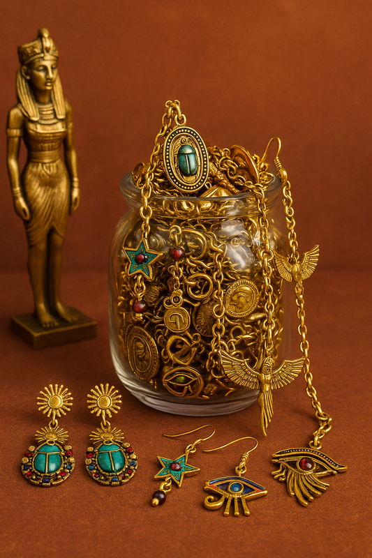 Custom Egyptian Goddess Themed Mystery Jewerly Jar 💎⚱️