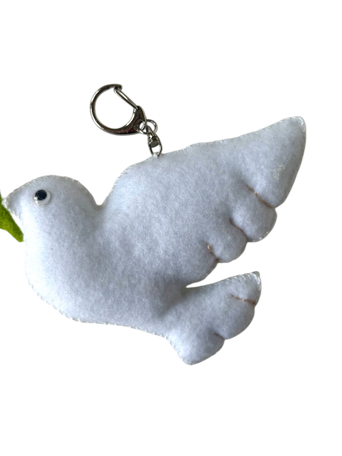 White Dove Keychain