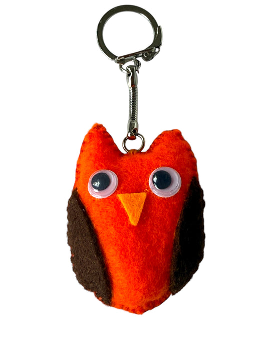 Sunny the Owl – Felt Keychain