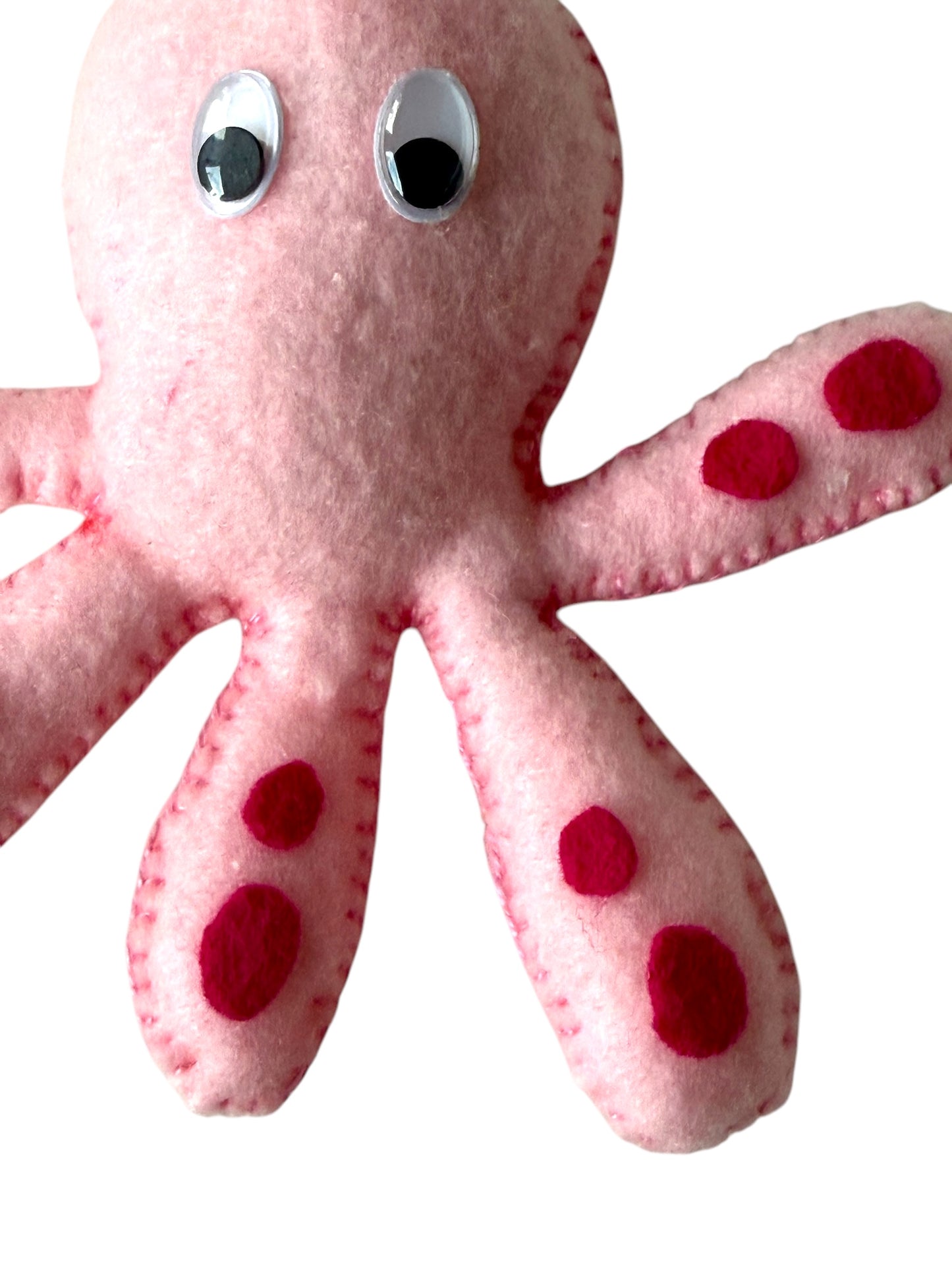 Octopus Felt Keychain