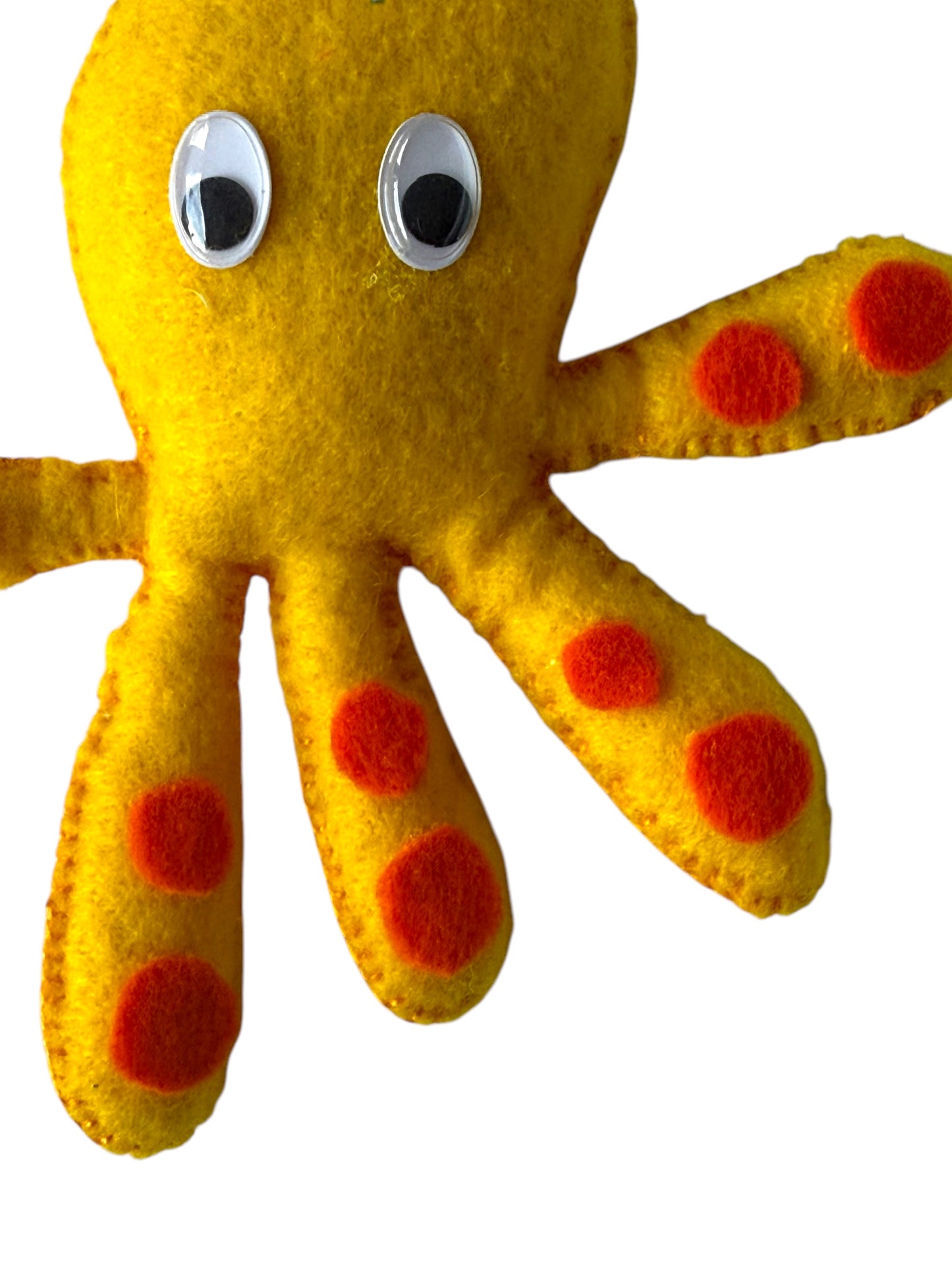 Octopus Felt Keychain