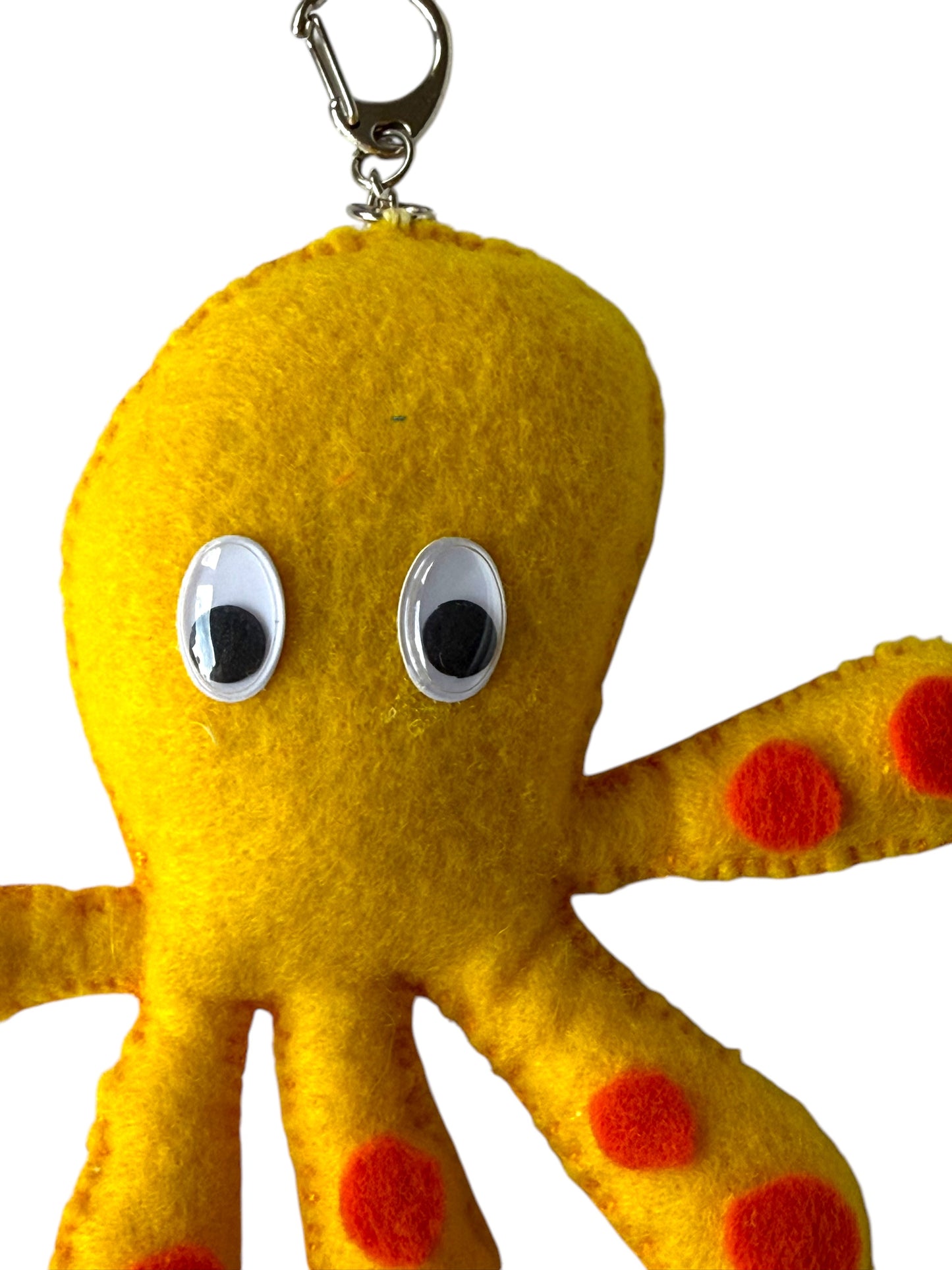 Octopus Felt Keychain