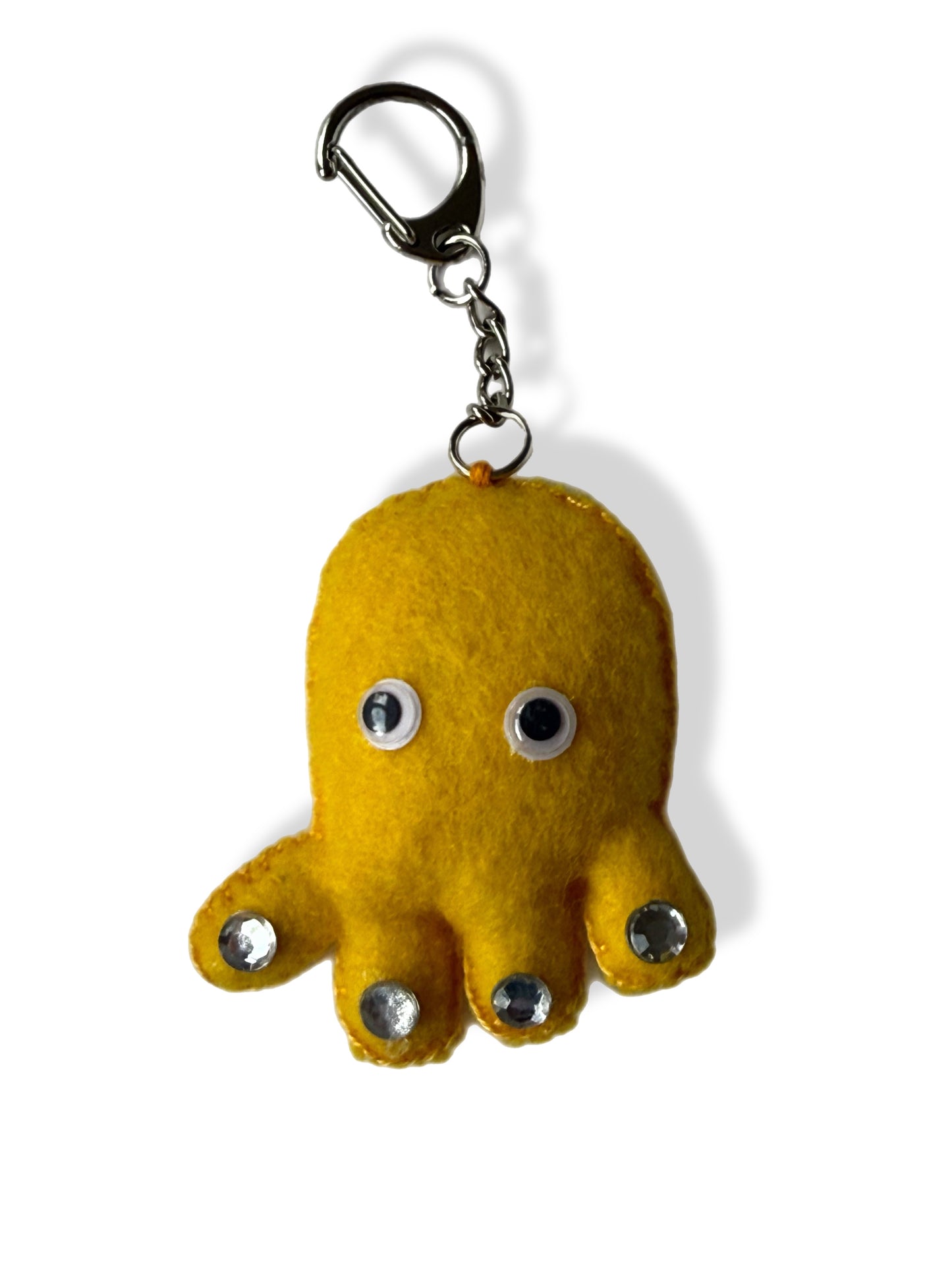 Pearly the Pocket Octopus Felt Keychain