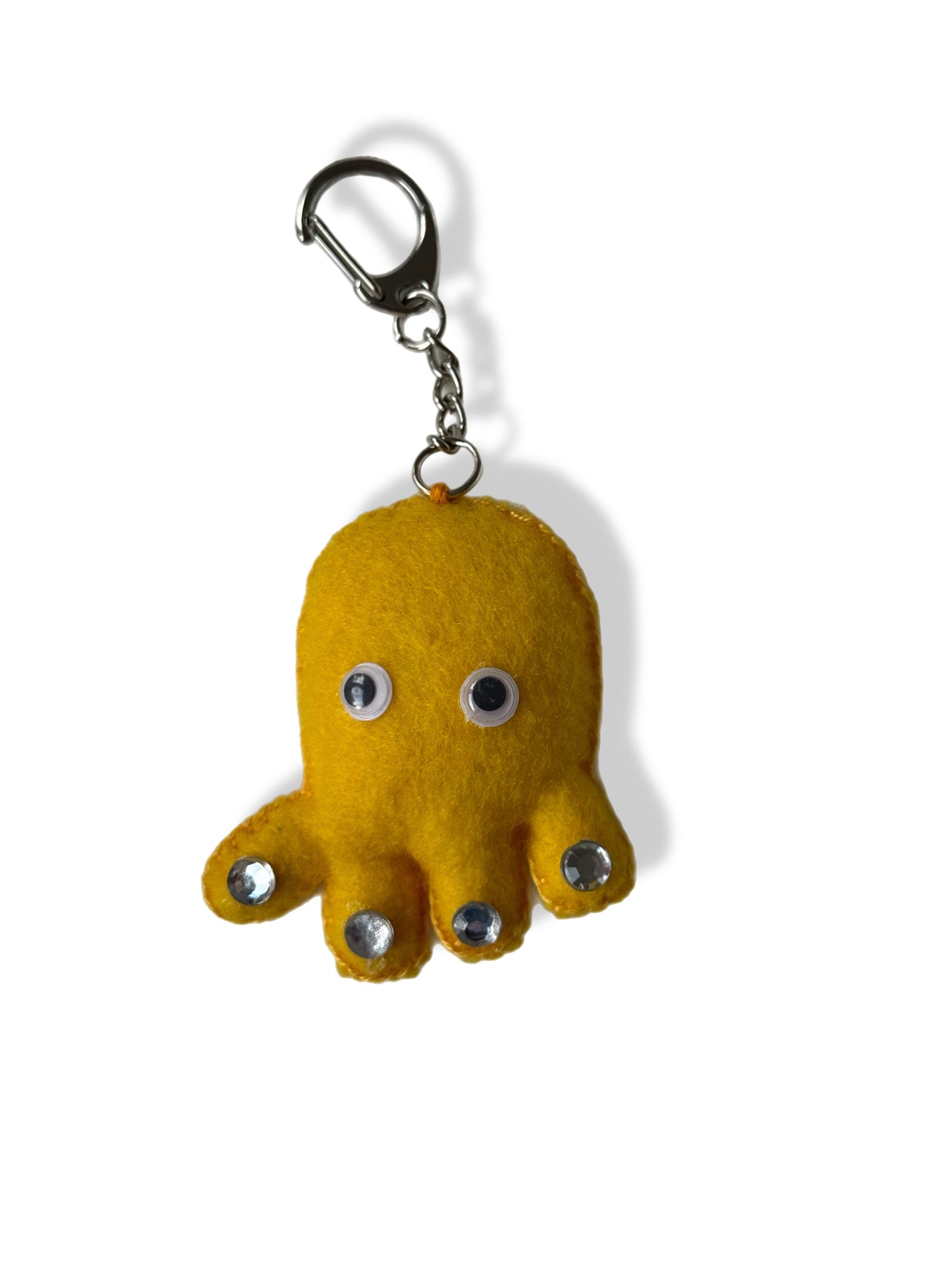 Pearly the Pocket Octopus Felt Keychain