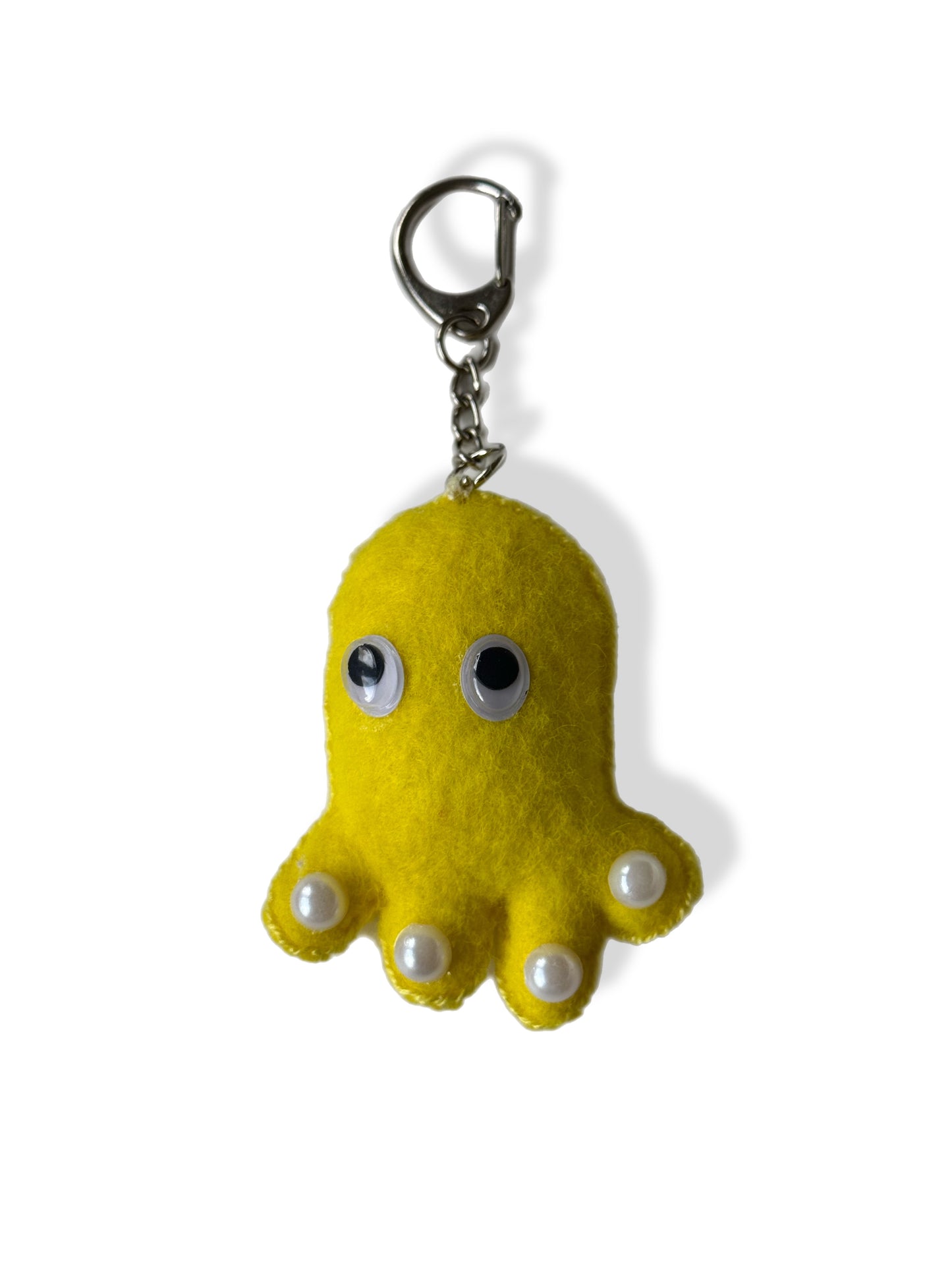 Pearly the Pocket Octopus Felt Keychain