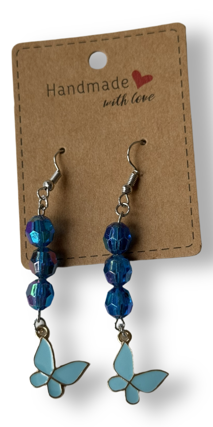 Blue Butterfly Bliss Earrings
