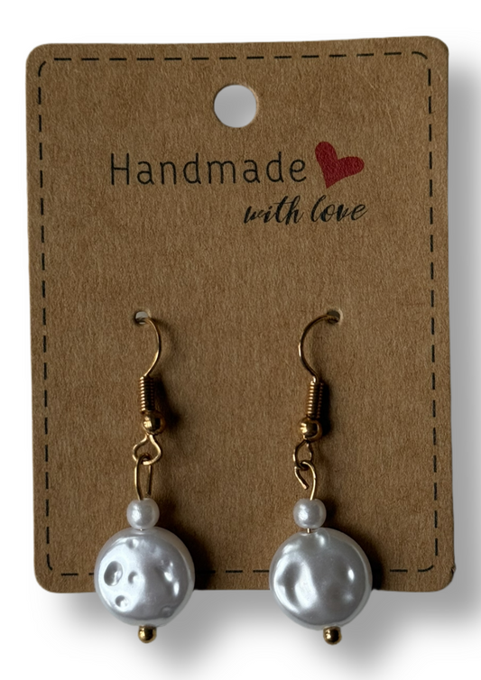 Lunar Pearl Elegance Earrings