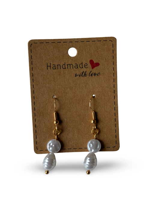 Pearl Elegance Drop Earrings