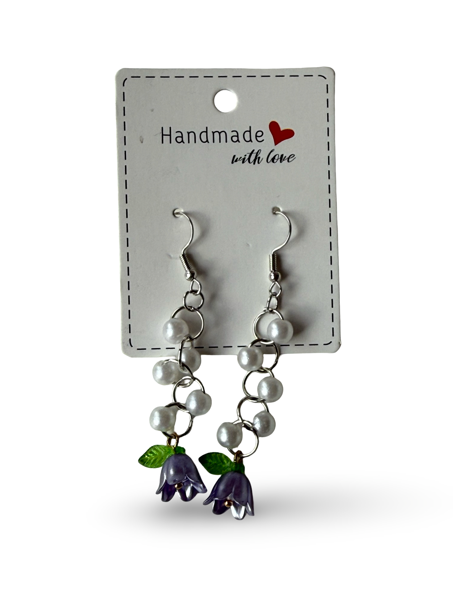 Lavender Bloom Dangle Earrings