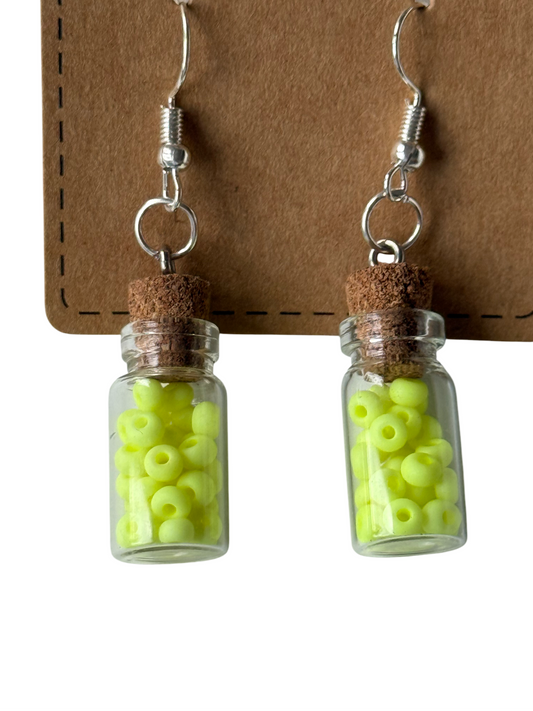 Neon Glow Vial Earrings
