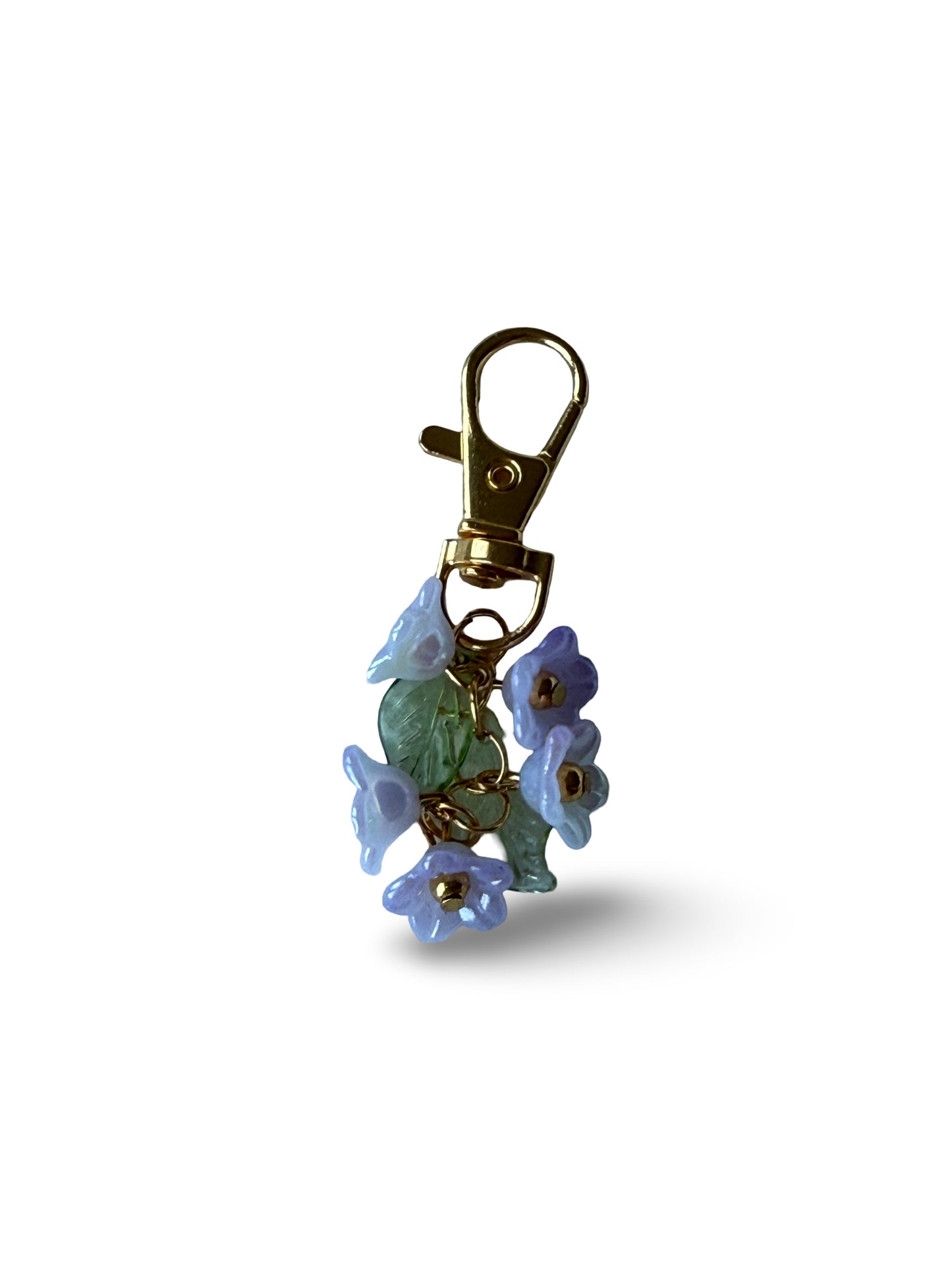 🌸 "Forget-Me-Not Bloom" Keychain Charm