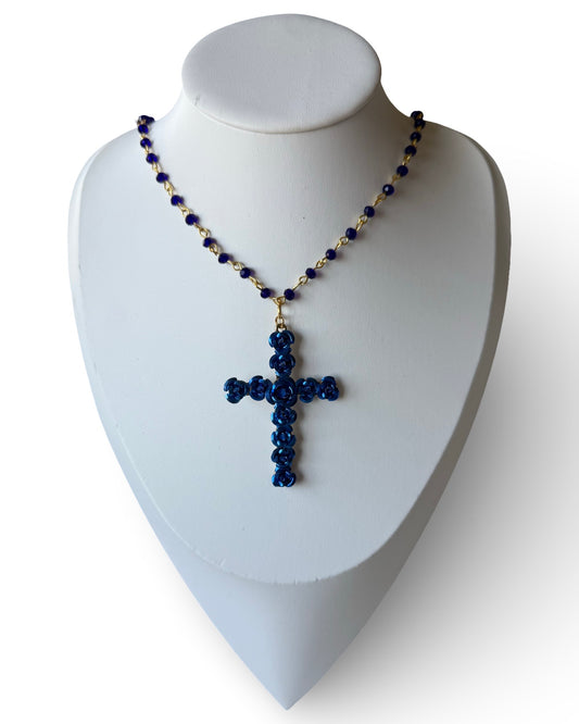 Midnight Rosary Necklace