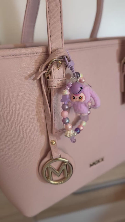 Amethyst Bunny Charm 💜🐰 Keychain