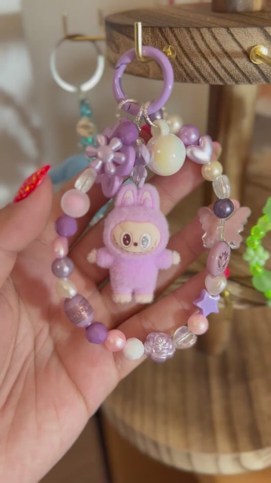 Lavender Bunny Dreams keychain