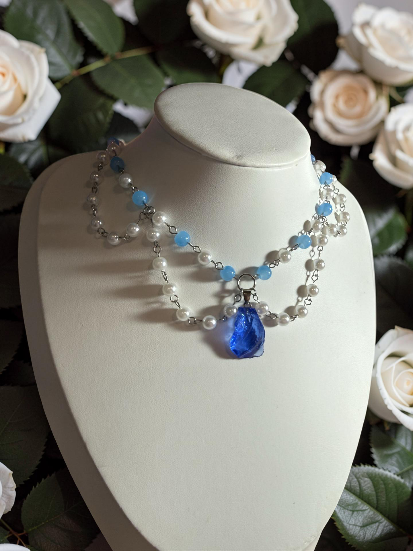 Saphira Necklace 💙 Made to order