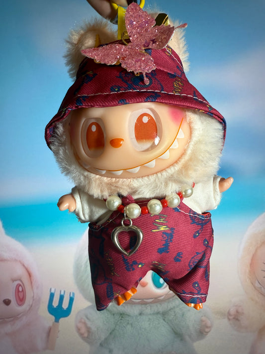 Lafufu “Crimson Heart Dream” Plush Charm ❤️‍🔥