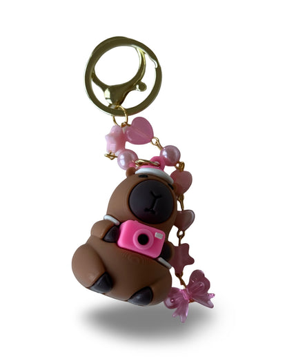 Capybara Charm Keychain