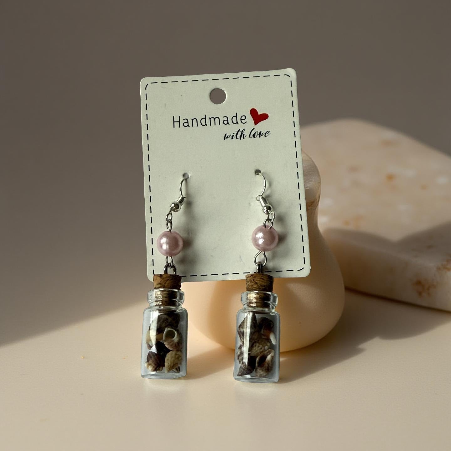 🌊 Seashell Jar Earrings Collection