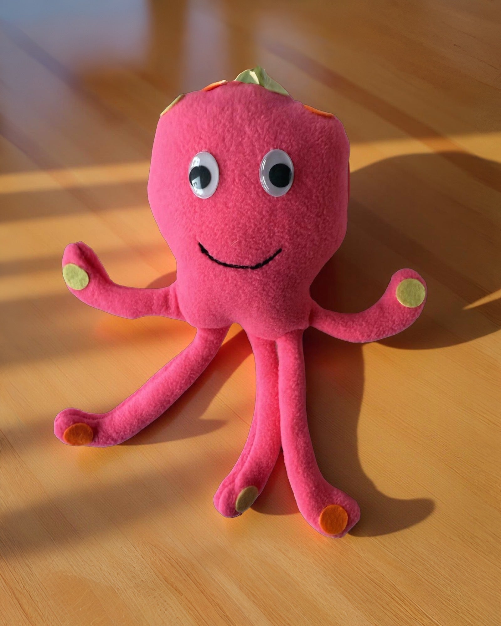 Bubble the Happy Octopus plush toy