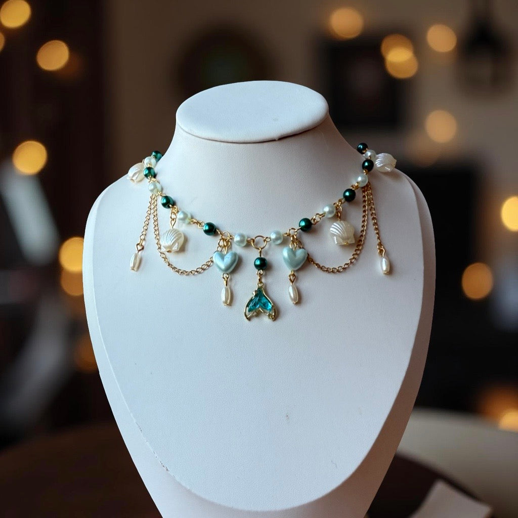 Sirena Pearlwave Necklace 🐚🌊
