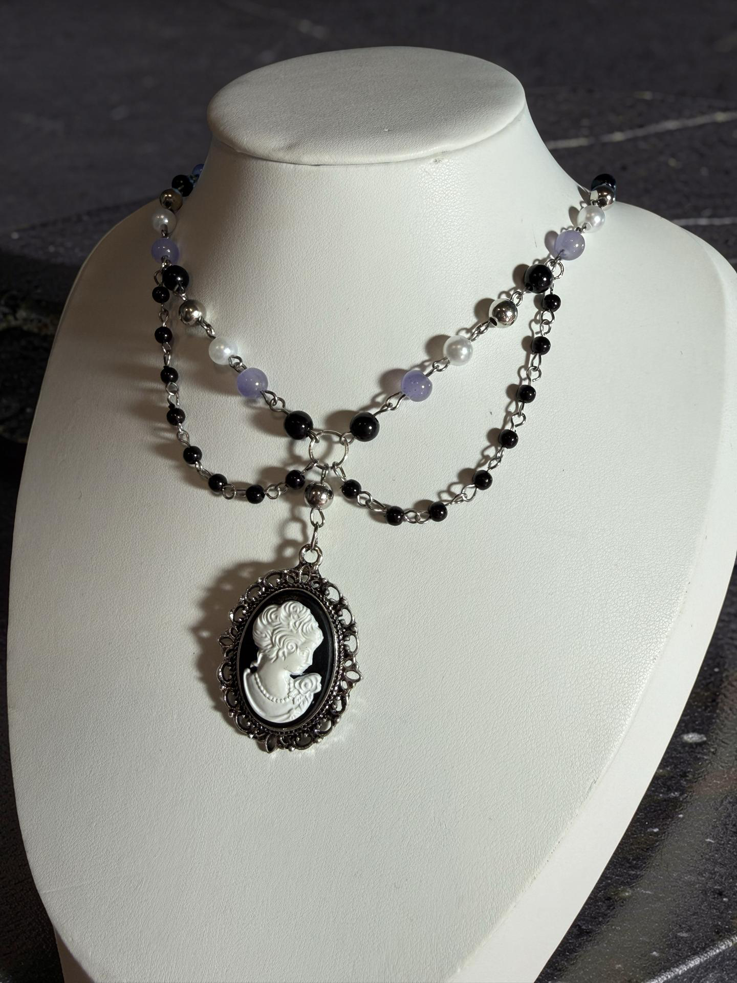 Noctavia Cameo Necklace ✨ Made to order
