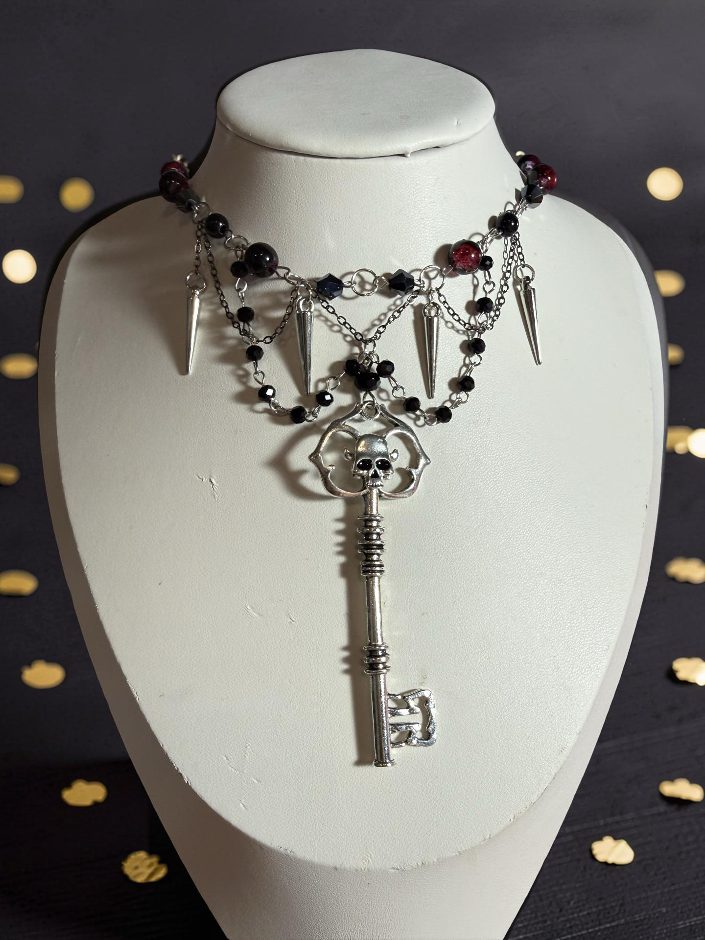 Ravenna Key Necklace 🗝️💀 Made to order necklace