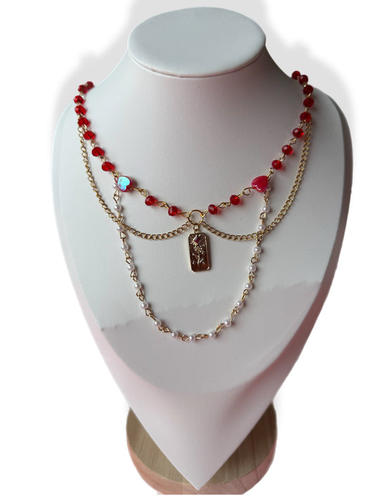 Rose Heart Harmony Necklace