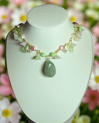 Sylvara Dewdrop – Fairy Garden Necklace