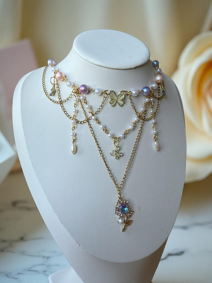 Celestia Rosewing Necklace 🦋🌹
