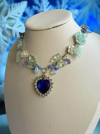 Arianwen Frostheart – Fairycore Heart Necklace