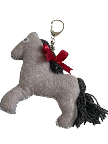Midnight Pony Keychain
