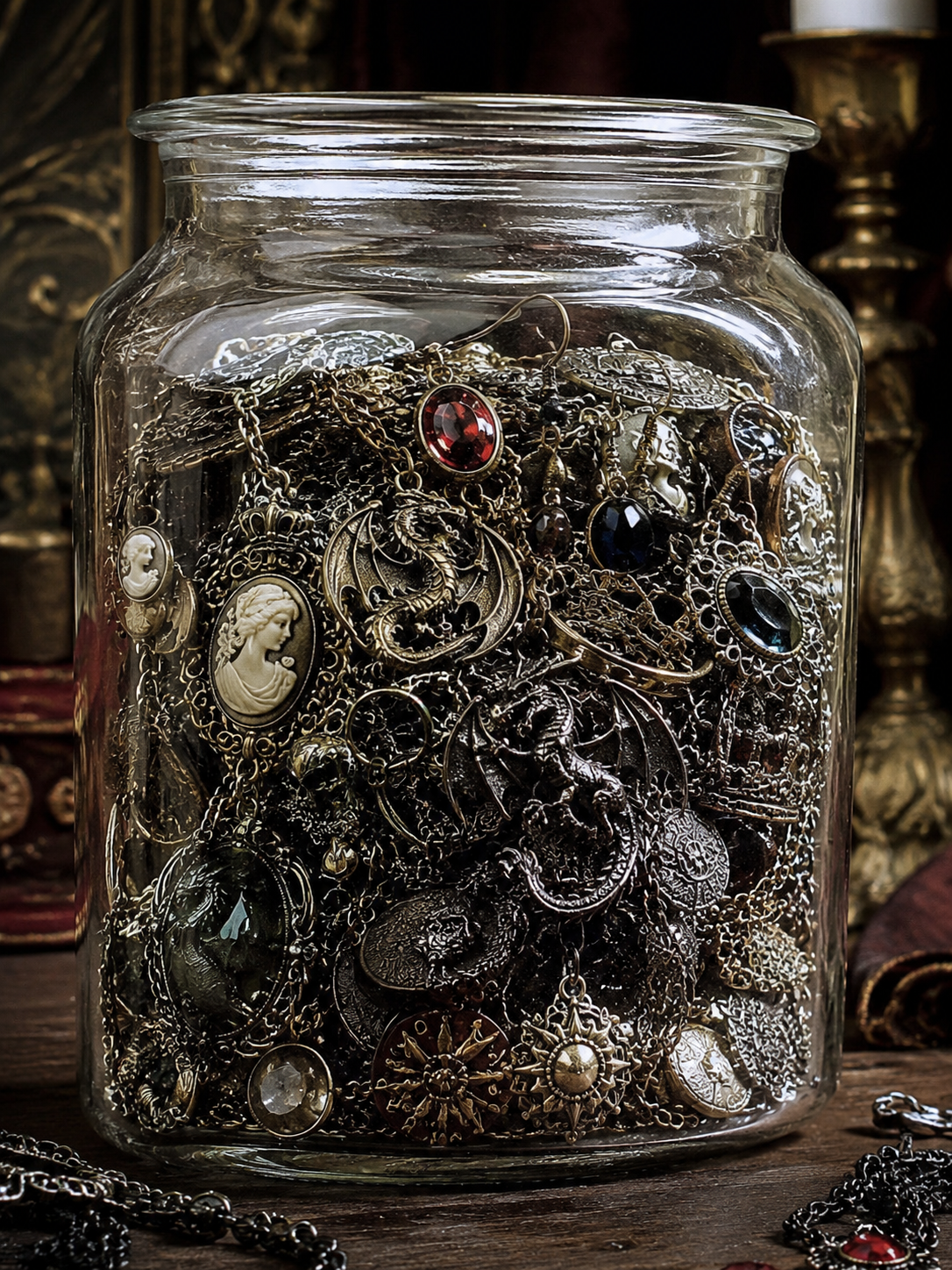 🐉 Medieval Mystery Jewelry Jar ⚔️