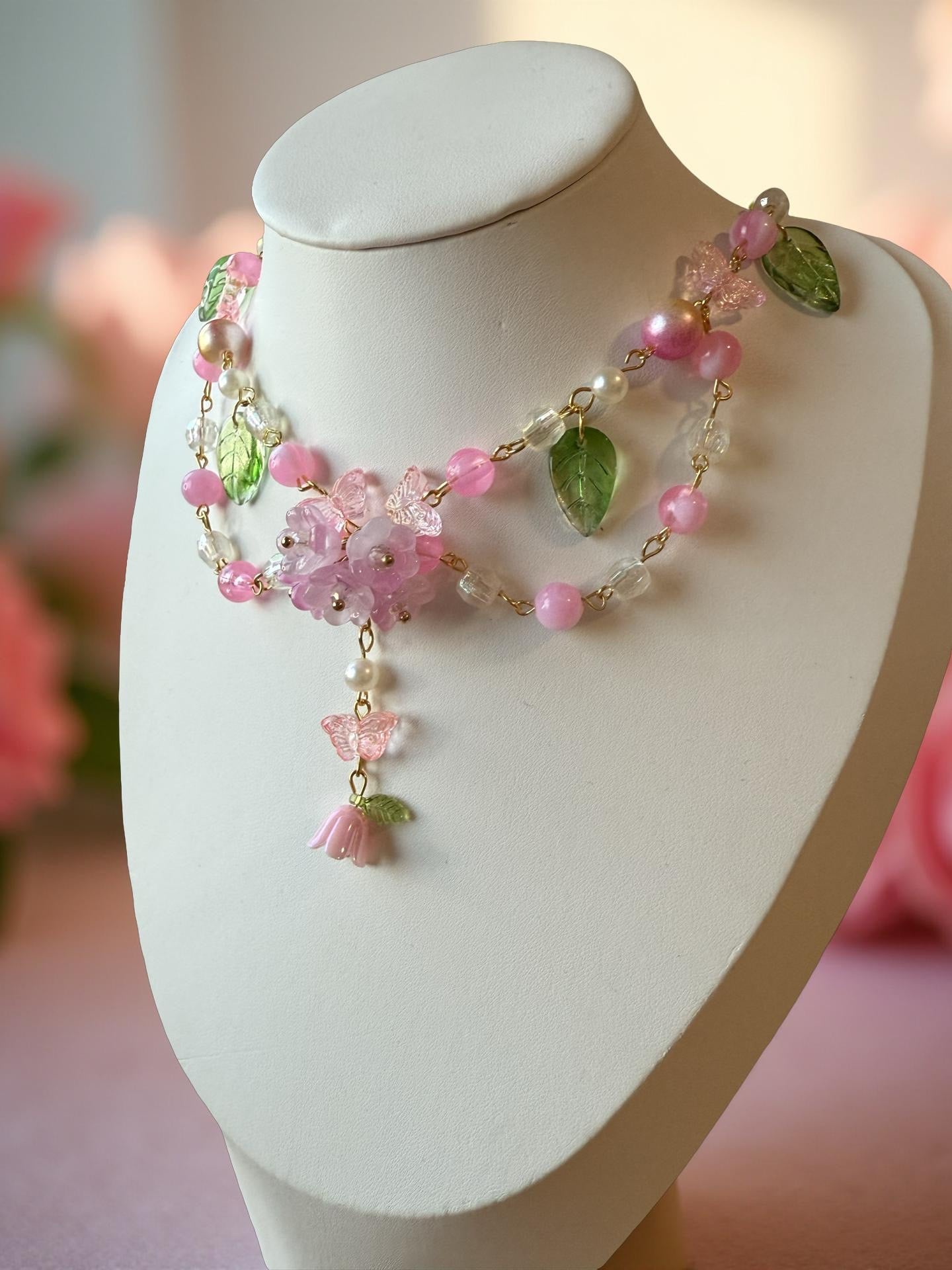 🌸 Evelyn Petalwhisper Necklace