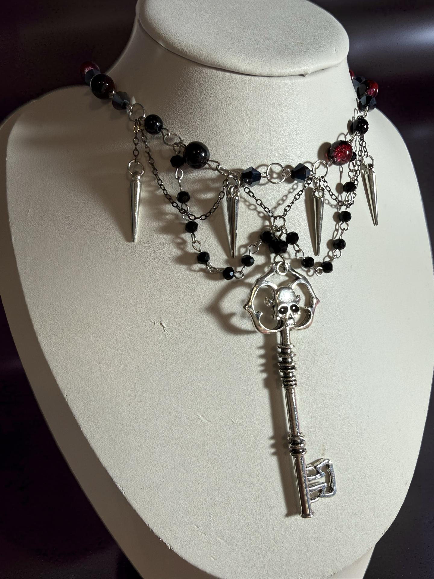 Ravenna Key Necklace 🗝️💀 Made to order necklace