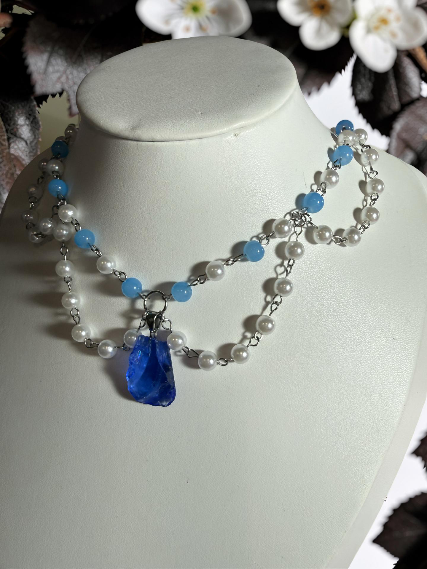 Saphira Necklace 💙 Made to order