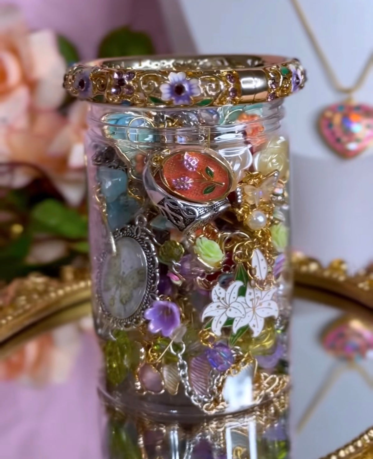 ✨ Custom Fantasy Jewelry Jar – Handmade & Curated Just for You ✨