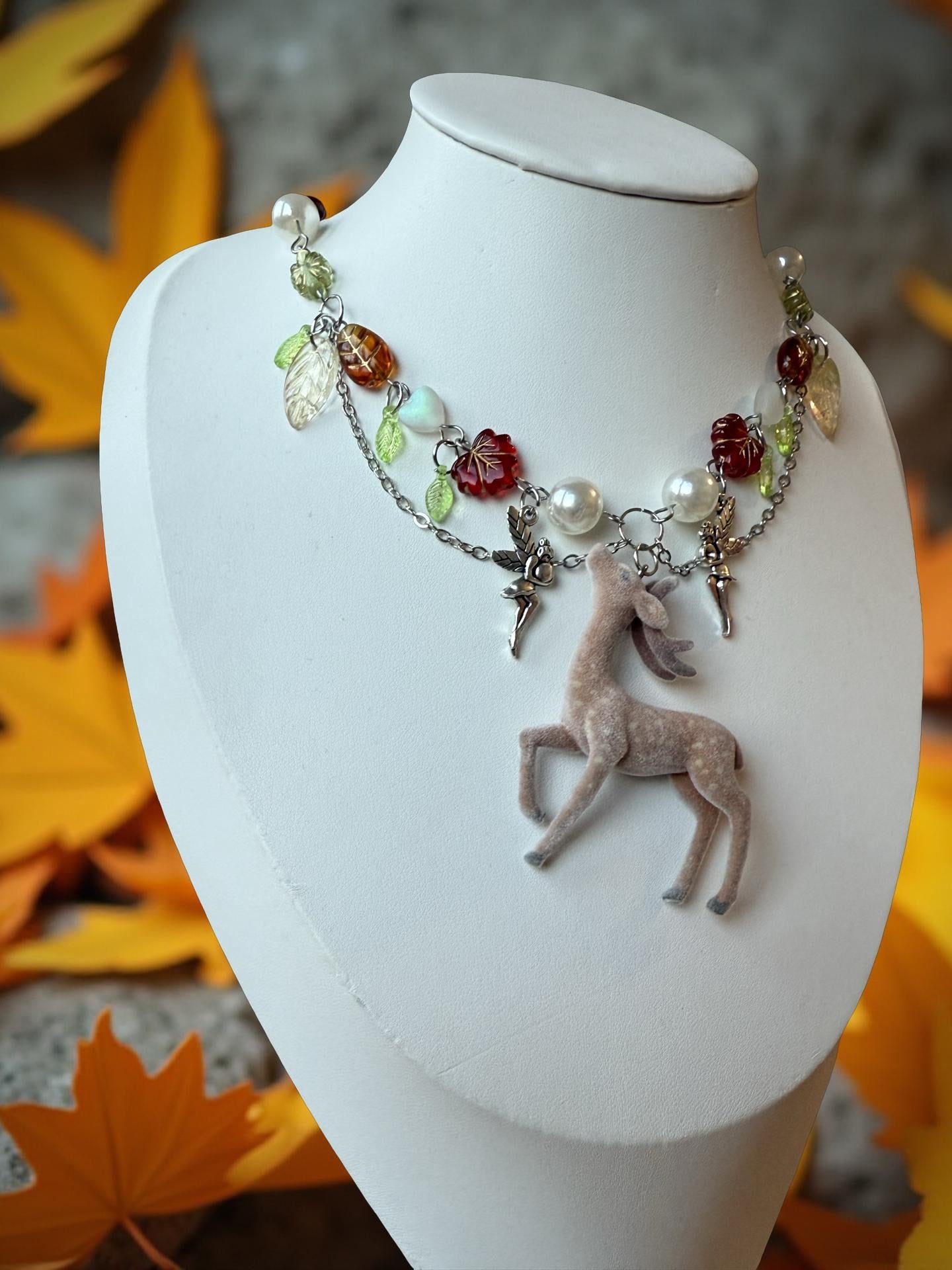 🍂 Felina of the Autumn Woods Necklace
