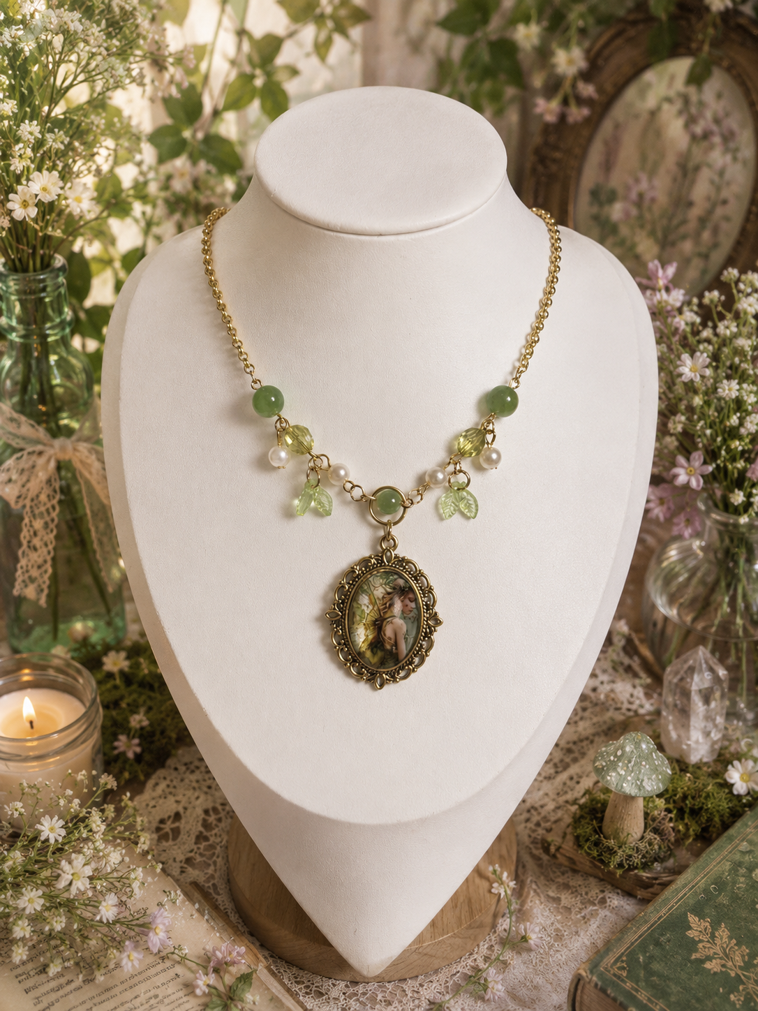 🌿 Whispering Blossoms Necklace 🌿